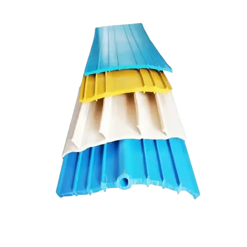 Tipos de waterstop de PVC utilizados en construcción para juntas de concreto